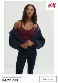 H&M gazetka tydzień 35 Strona 7: Top sportowy SculptMove H & M €84,99