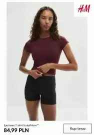 H&M gazetka tydzień 35 Strona 9: Sportowy t-shirt SculptMove H & M €84,99