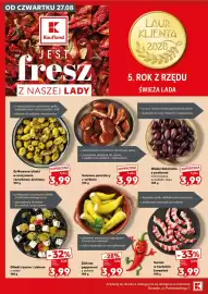 Kaufland gazetka Strona 20: Zielone pepperoni z serkiem €3,99, Surimi w kształcie krewetek €3,99