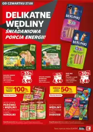 Kaufland gazetka Strona 22: Szyneczka Dolina Dobra Dobrusie €4,99, Paróweczki Dolina Dobra Dobrusie €3,99