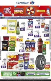 Folheto Carrefour semana 35 Página 1: Coca-cola - loção desodorante hidratante corporal €12,99, Itambé - leite em pó €18,59