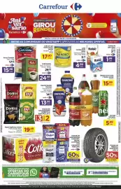 Folheto Carrefour semana 35 Página 1: Coradini - arroz €17,98, Nestlé - leite condensado €5,49