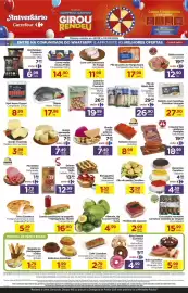 Folheto Carrefour semana 35 Página 2: Aurora - mortadela €1,89, Sabores - hambúrguer €7,99