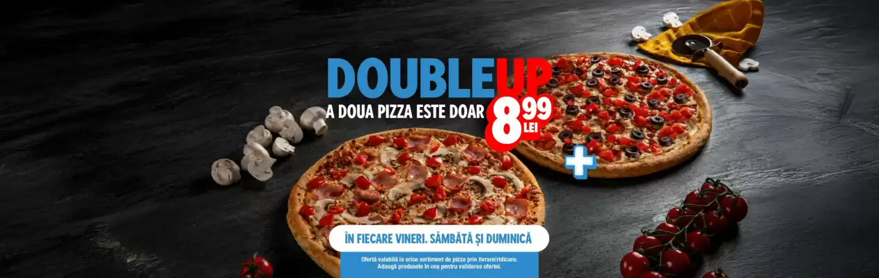 Domino's Pizza (valid până la 10-09)