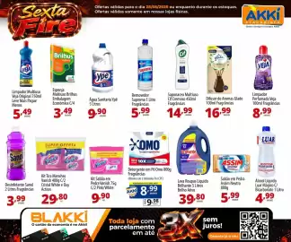 Folheto Akki Atacadista Página 7: Desinfetante Sanol fragrâncias €3,99, Detergente em Pó Omo 800g Fragrâncias €8,99
