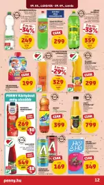 PENNY akciós újság hét 36 Oldal 12: Bino multivitamin gyümölcsital €329,00, Kékforrás citrom-bodza €2.499,00