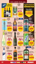 PENNY akciós újság hét 36 Oldal 13: Szovjetszkoje pezsgő €1.099,00, Joe Rebel Whisky €3.999,00