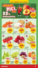 PENNY akciós újság hét 36 Oldal 2: Zeller gumó €299,00, Kápia paprika €599,00