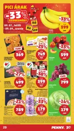 PENNY akciós újság hét 36 Oldal 20: Karát pokol szalámi extra csípős €399,00, Banán €399,00