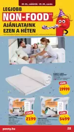 PENNY akciós újság hét 36 Oldal 29: Dreamilo geometry mintás paplan €5.499,00, Dreamilo mintás párna €2.199,00