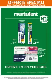 Volantino Eurospesa Pagina 11: Mentadent Gengive Forti €3,19, Spazzolino antiplaque mentadent €1,49