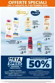 Volantino Eurospesa Pagina 12: Spuma di Sciampagna Marsiglia €2,15, DeoCare SAUBER €2,59