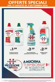 Volantino Eurospesa Pagina 15: Amuchina Pavimenti assortito €1,99, Additivo bucato liquido Amuchina €2,59