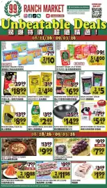 99 Ranch weekly ad Page 1: Nongshim Shin Ramyun Black €6,99, Supor iron wok €14,99