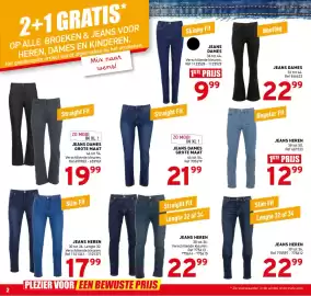 Trafic folder Pagina 2: Jeans heren €17,99, Jeans heren €22,99