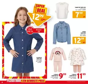 Trafic folder Pagina 8: Hemd meisjes €12,99, 2-delig babysetje €11,99