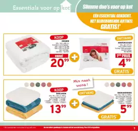 Trafic folder Pagina 7: Hoofdkussen €4,99, Badlaken €13,99