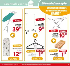 Trafic folder Pagina 9: Strijkplank €39,99, Strijkplankhoes €12,99