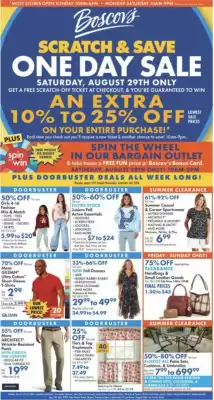 Boscov's (valid until 29-08)