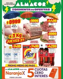 Catálogo Almacor semana 35 Página 1: Chorizo de cerdo €8.999,00, Umbrella €8.999,00