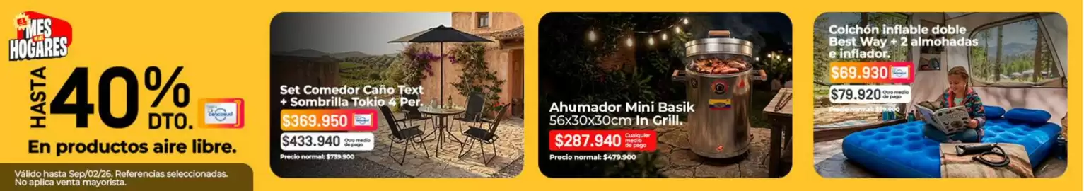 Catálogo Easy semana 35 Página 6: Pago - ahumador mini basik 56x30x30cm in grill €287.940,00