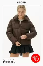 Cropp gazetka tydzień 35 Strona 4: Brązowa kurtka puffer Cropp €139,99