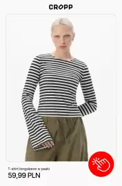 Cropp gazetka tydzień 35 Strona 5: T-shirt longsleeve w paski Cropp €59,99