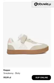 Eobuwie gazetka tydzień 35 Strona 6: Sneakersy Kappa białe €99,99