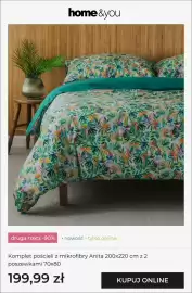Home&You gazetka Strona 3: Komplet pościeli z mikrofibry Anita 200x220 cm z 2 poszewkami 70x80 home & you €199,99