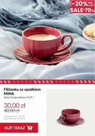 Homla gazetka Strona 2: Filiżanka ze spodkiem Mina duża burgundowa €30,00