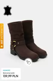 Sinsay gazetka tydzień 35 Strona 7: Skórzane botki €139,99