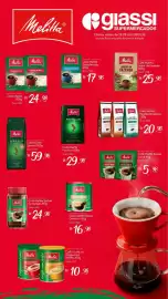 Encarte Giassi Supermercados Página 1: Café melitta regiões brasileiras €20,98, Café melitta tradicional €24,98
