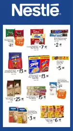 Encarte Giassi Supermercados Página 10: Achocolatado nescau €13,98, Chocolate Nestlé Barra €7,98