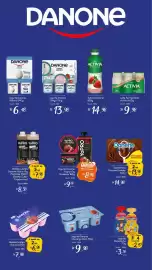 Encarte Giassi Supermercados Página 15: Logurte danone grego light €13,98, Sobremesa Danone Danette €13,98