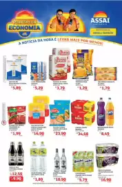 Encarte Assaí Atacadista Página 1: Betânia - leite condensado €5,29, Piracanjuba - leite em po integral €5,89