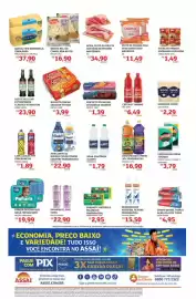 Encarte Assaí Atacadista Página 2: Vigor - maionese €2,29, Ypê - lava-louças fragrâncias €1,89