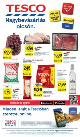 Tesco akciós újság hét 36 Oldal 1: Magyar sertéstarja €1.639,00, Pure Star vodka €2.499,00