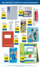 Tesco akciós újság hét 36 Oldal 13: Tesco lefűzhető tasak €799,00, Ico suni sulikész füzet €249,00