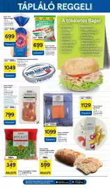 Tesco akciós újság hét 36 Oldal 19: New York Bakery bagel €699,00, Tesco rukkola €349,00