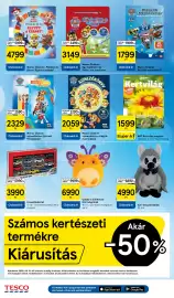Tesco akciós újság hét 36 Oldal 28: Mancs Őrjárat színezőkönyv világító matricákkal €2.059,00, Sun-day plüssállat €4.990,00