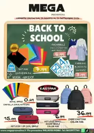 Volantino MEGA Pagina 1: Zaino Eastpak €36,99, Eastpak astuccio small round single €6,99