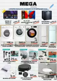 Volantino MEGA Pagina 10: Arrango idropulitrice portatile €24,99, Frigorifero Nikkei €199,99