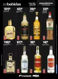 Encarte Frangolândia Página 2: Cachaca Ypioca Ouro €20,49, Bebida mista com aguardente de cana ypioca guaraná €22,90