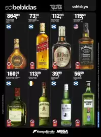 Encarte Frangolândia Página 5: Whisky Escocês Passport Scotch €56,59, Whisky Escocês Johnnie Walker Red Label €73,90