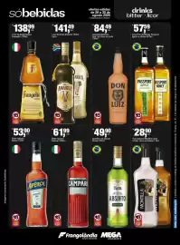 Encarte Frangolândia Página 6: Coquetel Alcólico Don Luiz Doce de Leite €84,49, Licor Africano Amarula €141,49