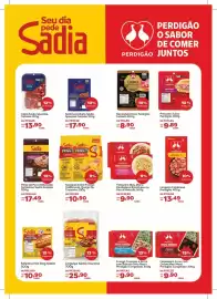 Catálogo Mercadinhos São Luiz Página 14: Fettuccine meu menu €9,90, Linguiça Sadia Toscana €25,90