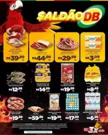 Catálogo DB Supermercados Página 1: Ovos branco granja vitória €17,99, Frango congelado maringá €8,49