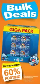Albert Heijn folder week 36 Pagina 22: Dash Platinum +Lenor pods zeebries giga-pack €36,00