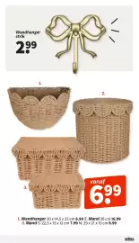 Wibra folder Pagina 12: Wandhanger €6,99, Wandhanger strik €2,99