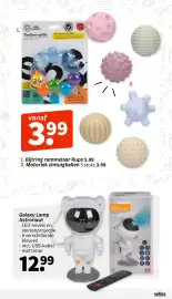 Wibra folder Pagina 14: Motoriek zintuigballen €3,99, Galaxy Lamp Astronaut €12,99